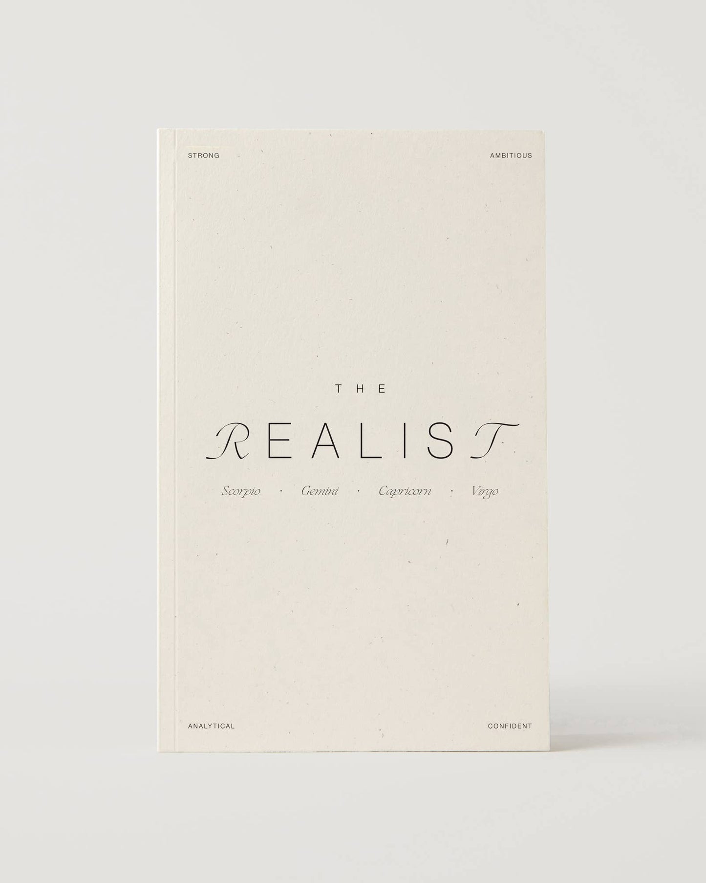 The Realist  - Zodiac-Inspired Lined Journal by Wilde House Paper